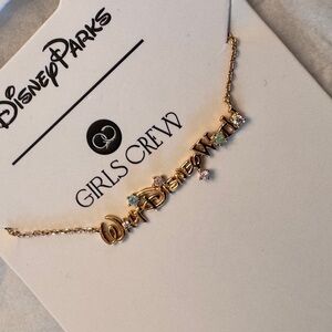New Disney Parks Walt Disney World Girls Crew Necklace